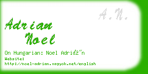 adrian noel business card
